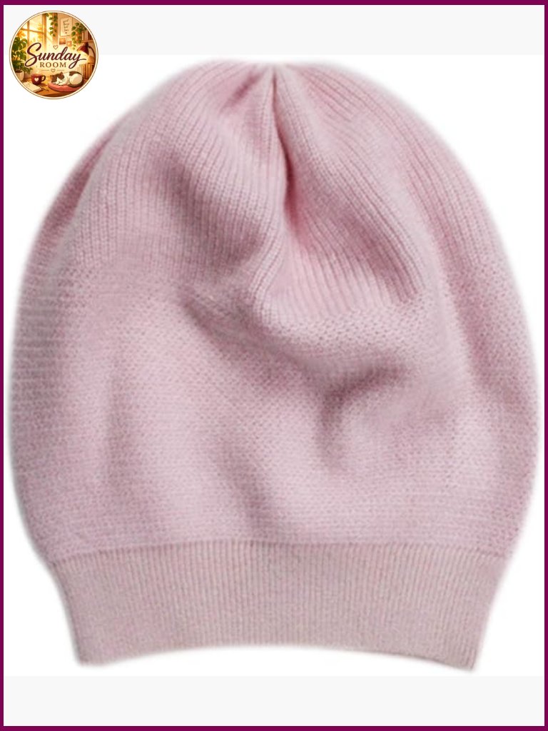 100% Cashmere Beanie Hat In Gift Box, Women's Winter Skull Cap